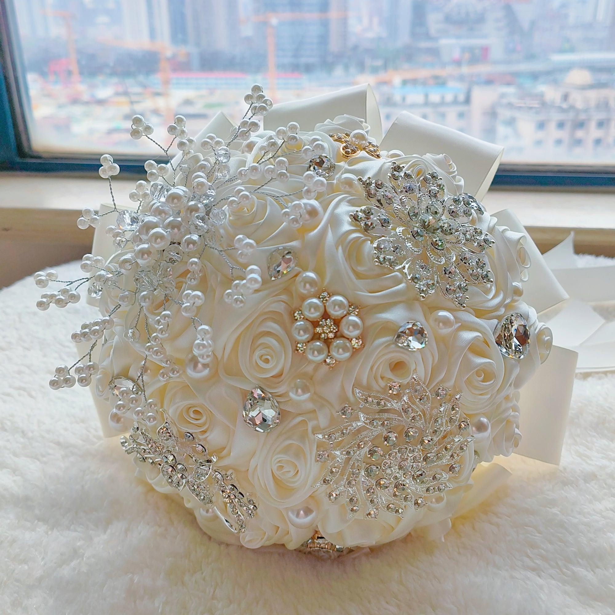 Wedding hand bouquet high class feeling bride gift for girlfriends simulation flowers